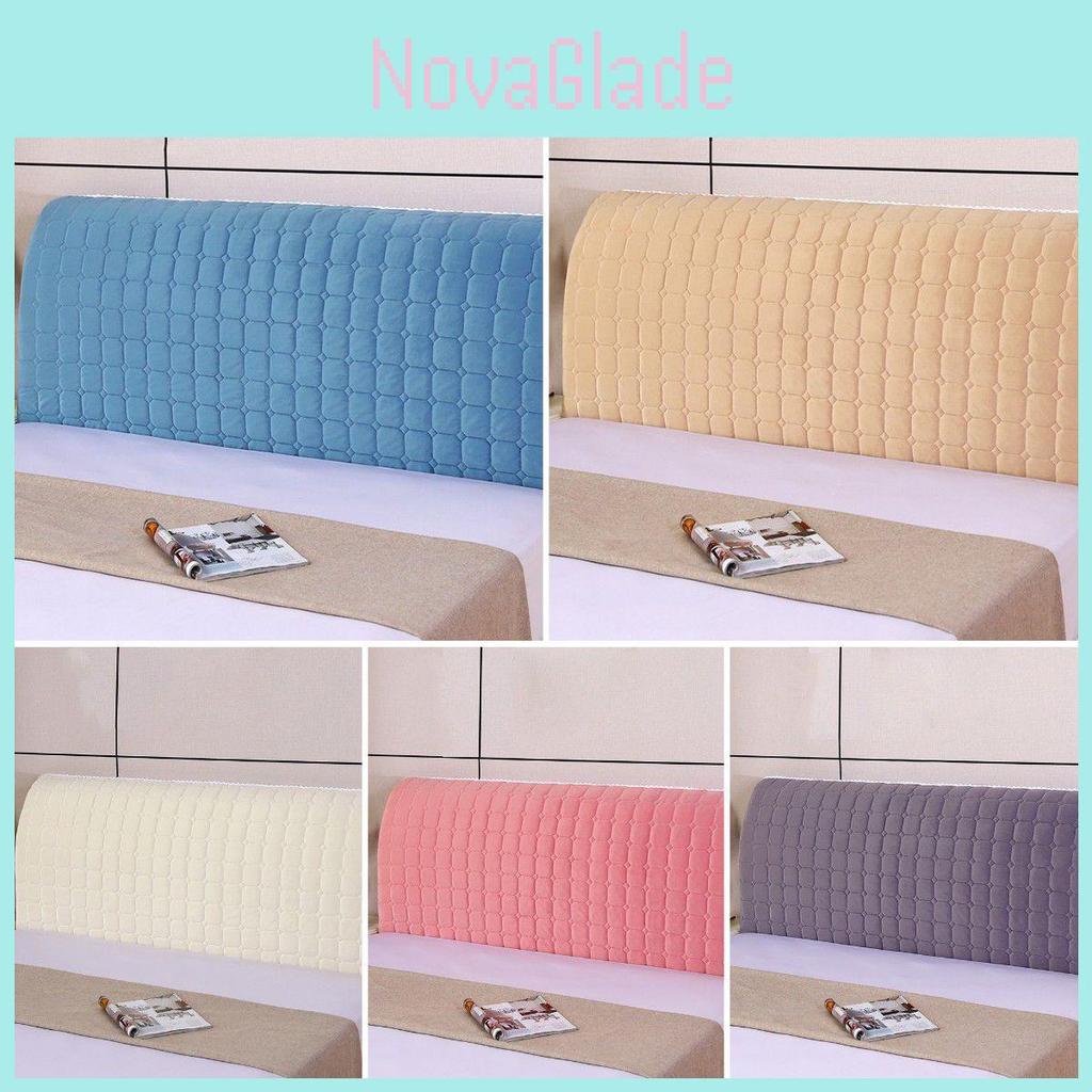Quilted Universal Bed Headboard Cover Elastic Easy-to-install Wrinkle-resistant