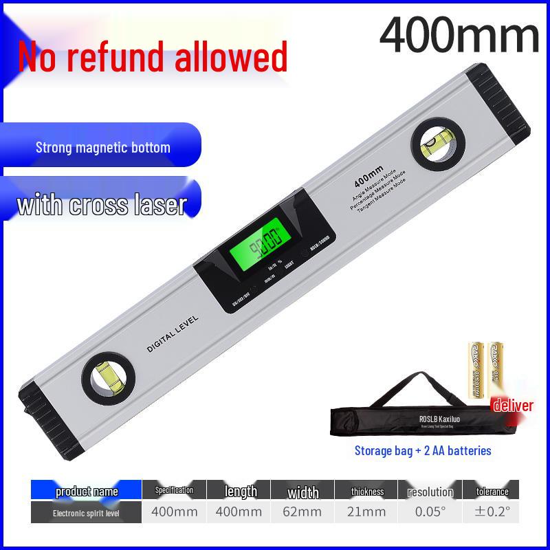 Infrared Precision Digital Laser Level and Inclinometer with Multifunctional Display