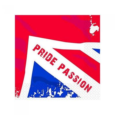 Luncheon Paper Union Jack Napkins (Pack of 16)