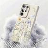Black Lotus Flowers Print Case For Samsung Galaxy S26 S25 Ultra S24 Plus S23 S22 Ultra Magnetic For Magsafe Liquid Silicone Cover