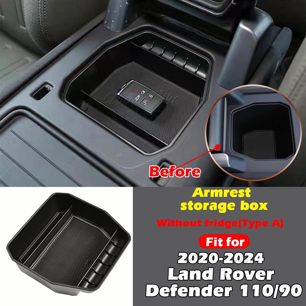 For Defender Center Storage Box Organizer For Land Rover Defender 90 110 Parts -2024 Armrest Compartment Tray Door Pocket