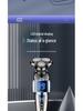 German Triple-Head LCD Digital Shaver: Washable 3-in-1 Hair Clipper, Nose Trimmer, Electric Shaver.
