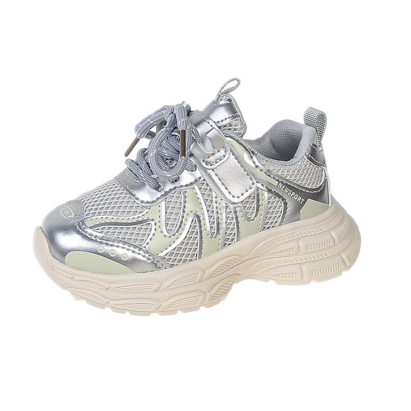 Kids Sneakers Mesh Breathable Boys Girls Running Shoes Thick Soft Sole  Autumn New Children Casual Shoes Handsome Non-slip