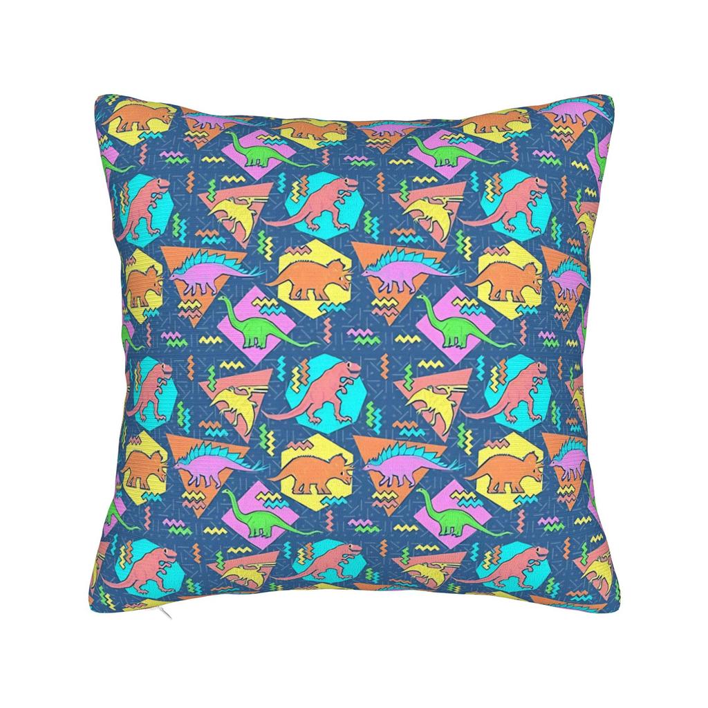 Different Types Of Dinosaur Pattern Pillow Cover Kawaii Pillow Case For Sofa Home Decor Soft Cushion Cover Gift