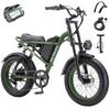 KETELES K880 20"off-road Electric Bike,high-capacity 23Ah Lithium Battery,dual-crown Suspension Fork,7-speed,maximum Pedal-assist Range of Up To 85km.