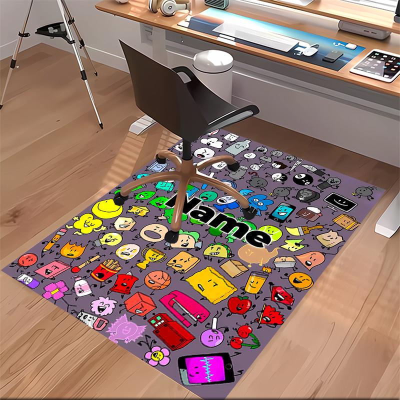 Custom personalization nanimate Insanity Print Area Rug - Soft, Washable Non-Slip Indoor Mat,Living Room,Home&Office Decorative Rug
