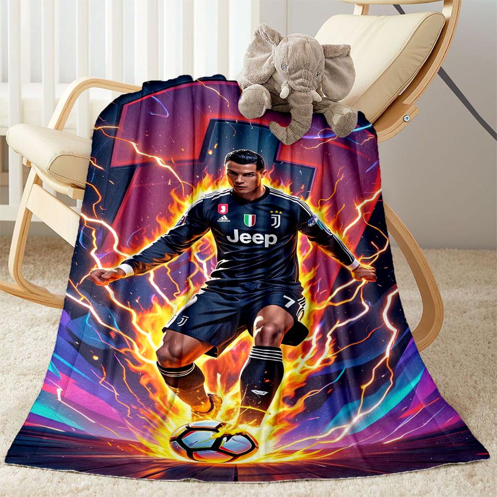 Cristiano Ronaldo Manchester Blanket Ultra-Soft Great for Office Chair Chair Livingroom for All Seasons Modern