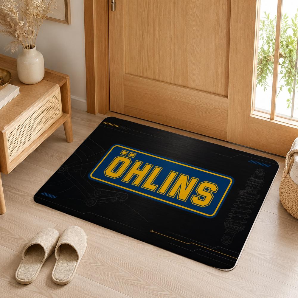 Stylish Minimalist Design O-Ohlins Floor Mat Doormat Hallway Carpet Living Room Rugs Bath Floor Mats Home Decor