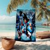 1pc Soccer Heroes Action Cartoon Quick Dry Microfiber Bath Towel for Swimming Surfing Camping Unisex Holiday. SJT7201192
