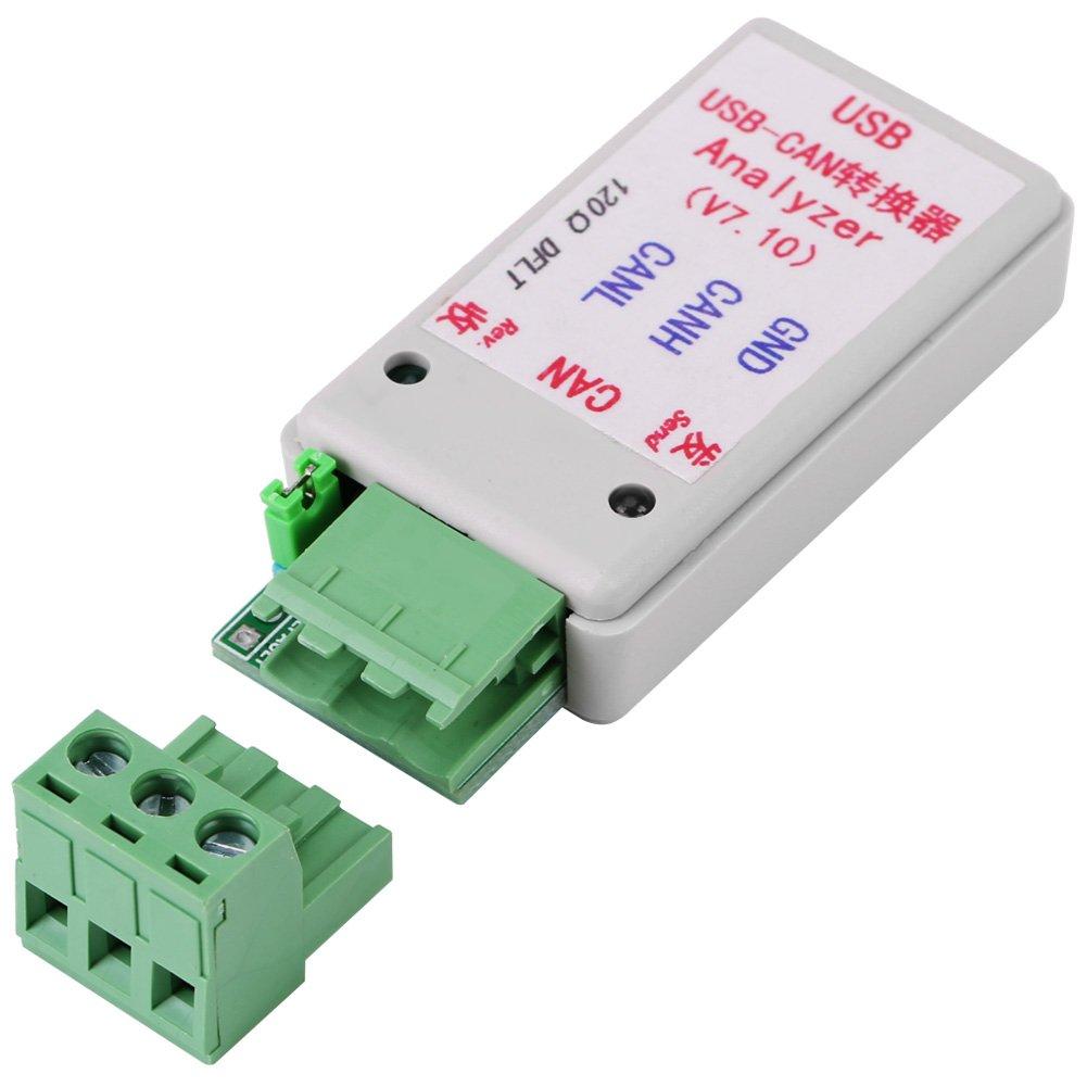 USB Conversion Intelligent Software XP 7 Automotive Diagnostic Data Development Communication Interface CAN-BUS Adapter, Interface, Support, 8,