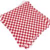 OIMG Red & White Plaid Oil-Resistant Food Paper Liners