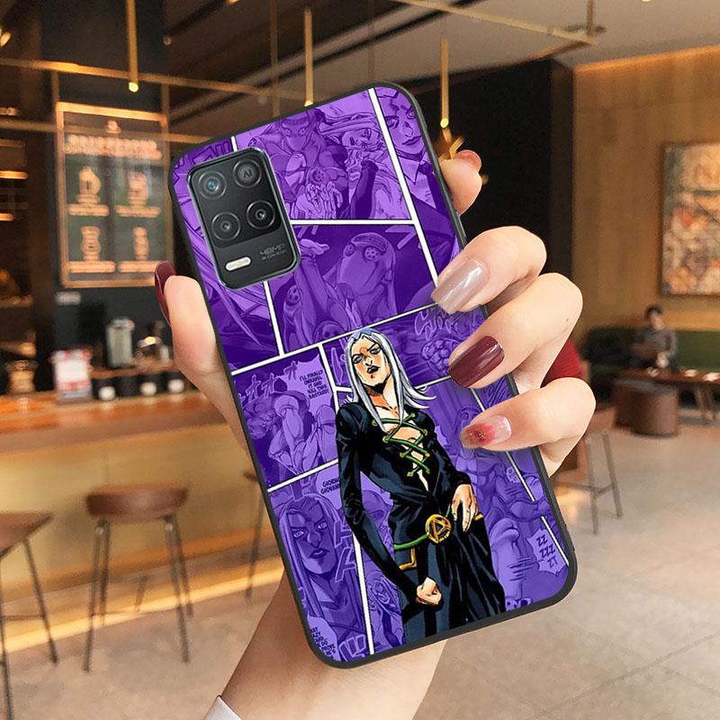 JoJo Bizarre Adventure Phone Case for OPPO Realme GT 2 Pro X2 Pro XT C25S 8 7 6 Pro 6i GT Master C3 C21 C21Y C11 X3 SuperZoom