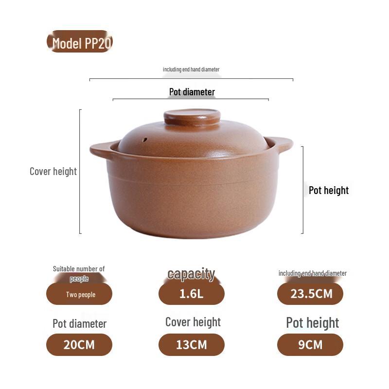 

LIEI Earthenware Casserole Pot