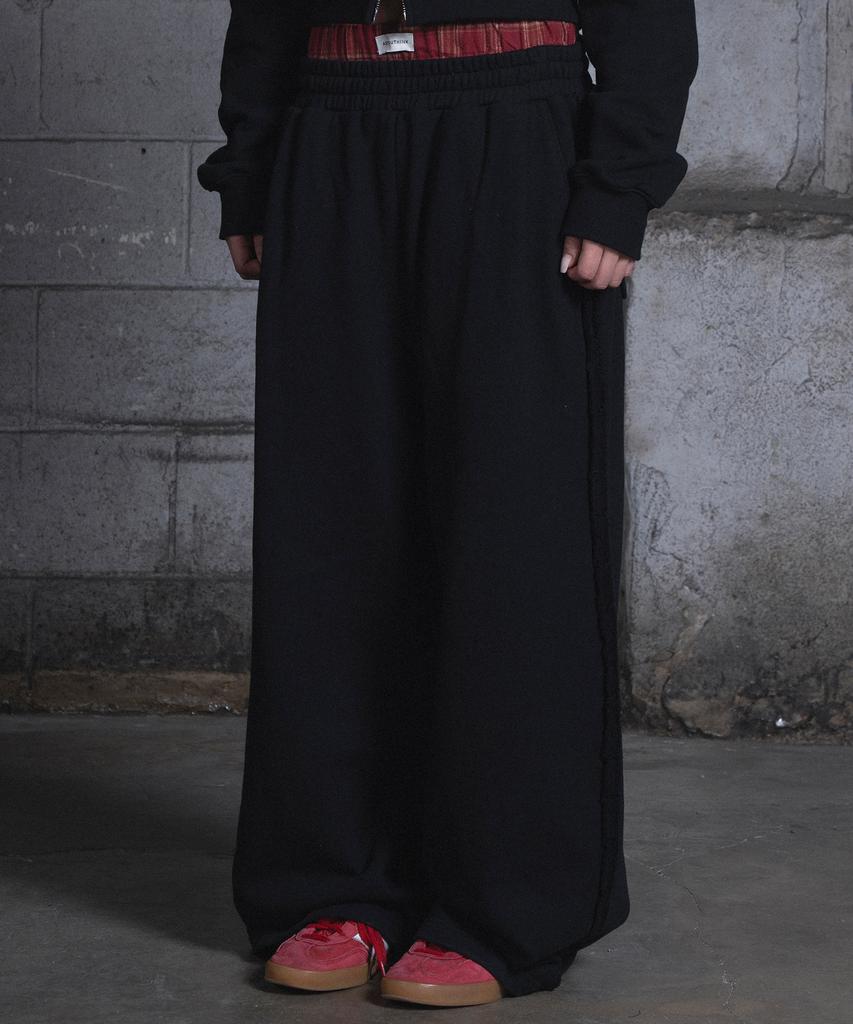 Aejyuttingkeumamaindeu Inside Out Sweatpants_Black