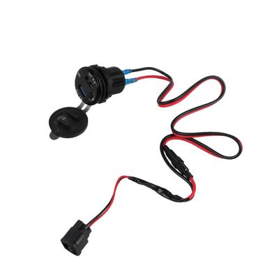 Dual USB 3.0 Fast Charger Socket Power Outlet Adapter For HONDA XL750 Transalp 750 2023-2024