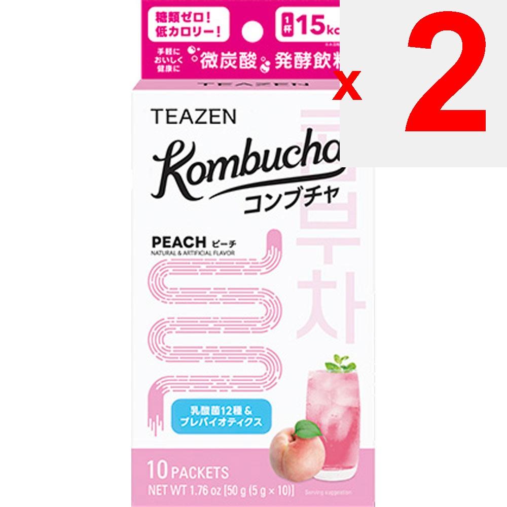 Senku TEAZEN Kombucha Peach 10 bottles beauty benefits Functional Claims Product beauty benefits