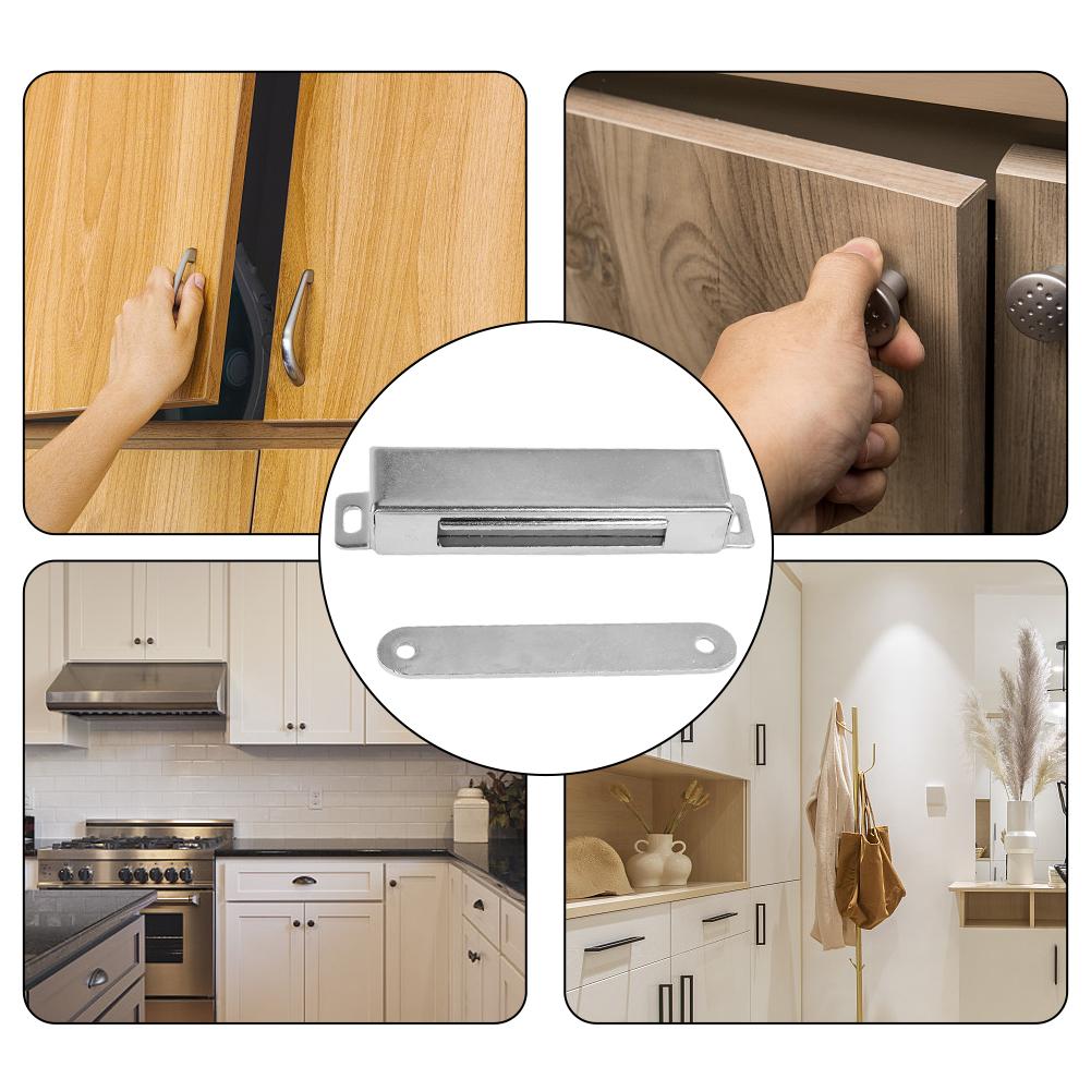 Magnetic Cabinet Catches Strong Heavy Duty Magnet Door Stops 40KG  Door Closer For Latch Closet Cupboard Furniture Hardware