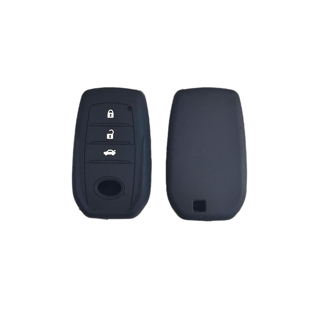 Toyota Smart Key Cover 3 Buttons 60 Series Prius 80 Series Harrier, Black