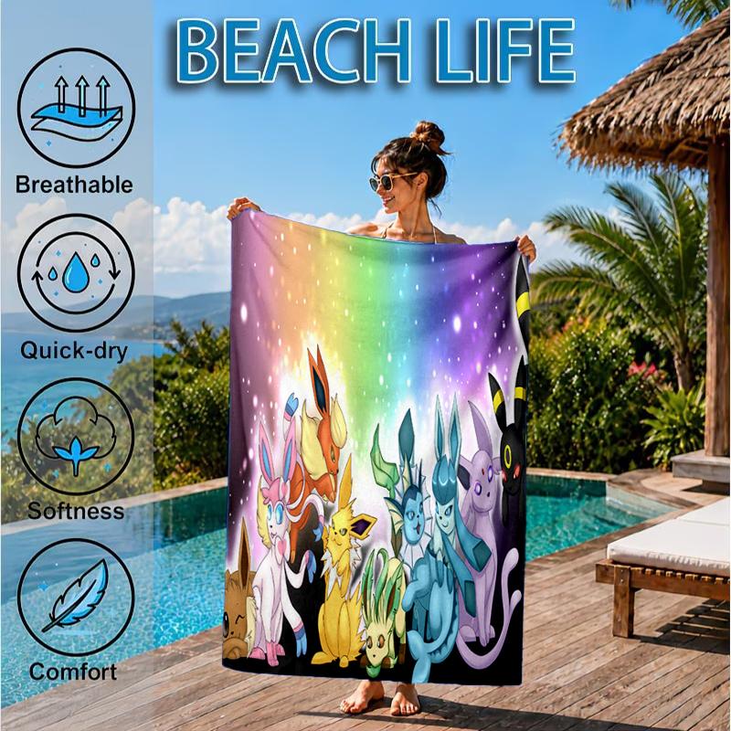 Elves Family Beach Towel, Microfiber Beach Towel, Perfect For Pool, Beach, Travel, Home Decor Beach Party Fan gifts