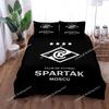 Moskau Spartak Bettwäsche-Set King Queen Doppel Twin Einzelbett Leinen-Set