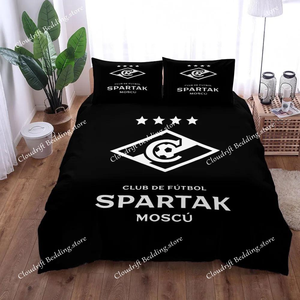 Moskau Spartak Bettwäsche-Set King Queen Doppel Twin Einzelbett Leinen-Set