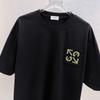 9283 Off-White Summer Men's and Women's Pure Cotton Print Oversized T-shirt Street Wear