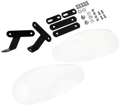 NBS Bike Parts Center Knuckle Universal Knuckle Wind and Cold Clear 314606 Visor, Guard, Protection,