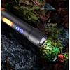 White Laser LED Flashlight COB Sidelight Rechargeable Zoomable Flashlight Waterproof Multicolor Lenses Brightest Flashlights