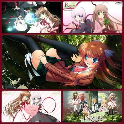 Warm Emotional Anime Rrewrite Mouse Pad Large Gaming Mousepad With Stitched Edges Thickened Desk Mat Pc
