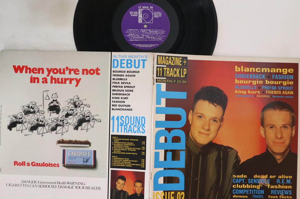 LP Record VARIOUS  Debut Lp Magazine Issue 03 LPMAG3 DEBUT 1984 UK Rock Used