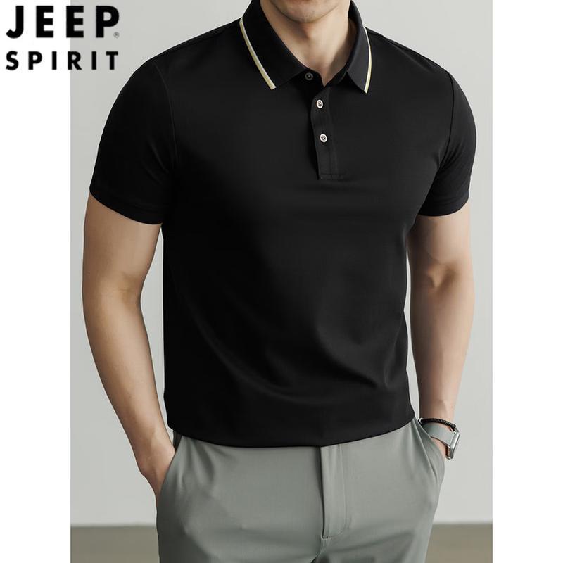 JEEP SPIRIT Men s Solid Polo Shirt 2XL
