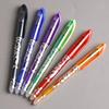 1 Set Blue/Black/Red/Green/Orange/Purple Ink Writing Gel Pens 6 Colors Neutral Erasable Pen Washable Handle School Stationery