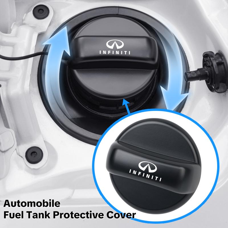 Car Zinc Alloy Fuel Tank Cap Dustproof Petrol Cover Accessories For Infiniti Q50 FX35 Q30 G37 Q70 QX70 G35 Q60 QX50 QX60 QX80 QX dzh2