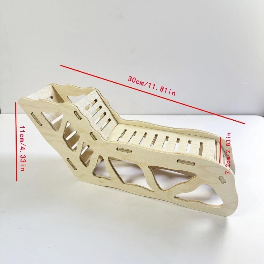 

New Wooden Hamster Shelter House Large Size Multi-functional Hamster Tunnel Landscape Equipment Dwarf Shelter Small Pet Use