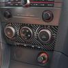 BDN1 For Mazda 3 Axela 2004-2009 Carbon Fiber Central Air Conditioning Control Panel Car Accessories Interior Decorative Stickers