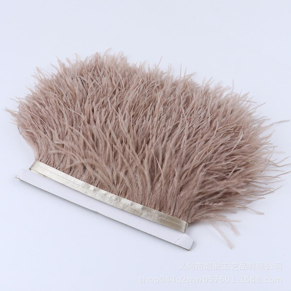 8-10Cm Ostrich Hair Cloth Edge Various Colors Optional Feather Lace Clothing Earrings Diy Decoration