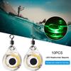 10-100PCS Eye Shape Luminous Fishing Lure Light Underwater Night Light Lure Glow In The Dark Fishing Light Squid Attractor Baits