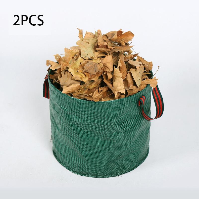 2PCS PP Leaf Bag, Garden Gardening Leaf Storage Bag, Heavy-Duty Corrosion-Resistant Leaf Storage Bag 2pcs 60L 45*38cm