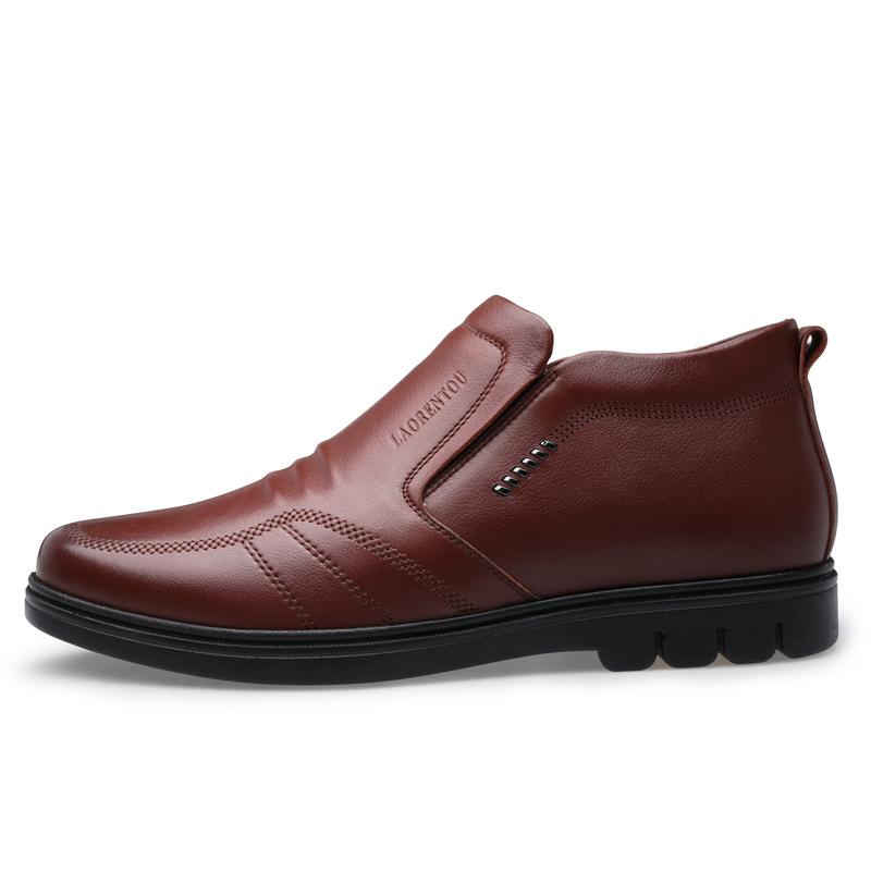 

Голова старика бизнес высокие повседневные мужские туфли зимний бархат первый слой коровьей кожи кожаные туфли мужские кожаные туфли мужские 70681 43 коричневый