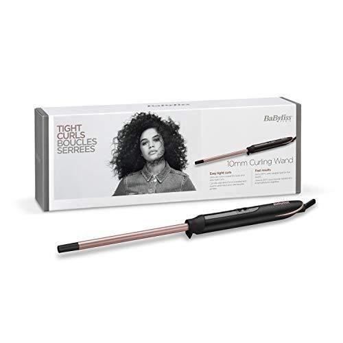 BABYLISS C449E Manual Curler - Diameter 10mm - Ultra-fast Heating - Heat-resistant Mat and Glove