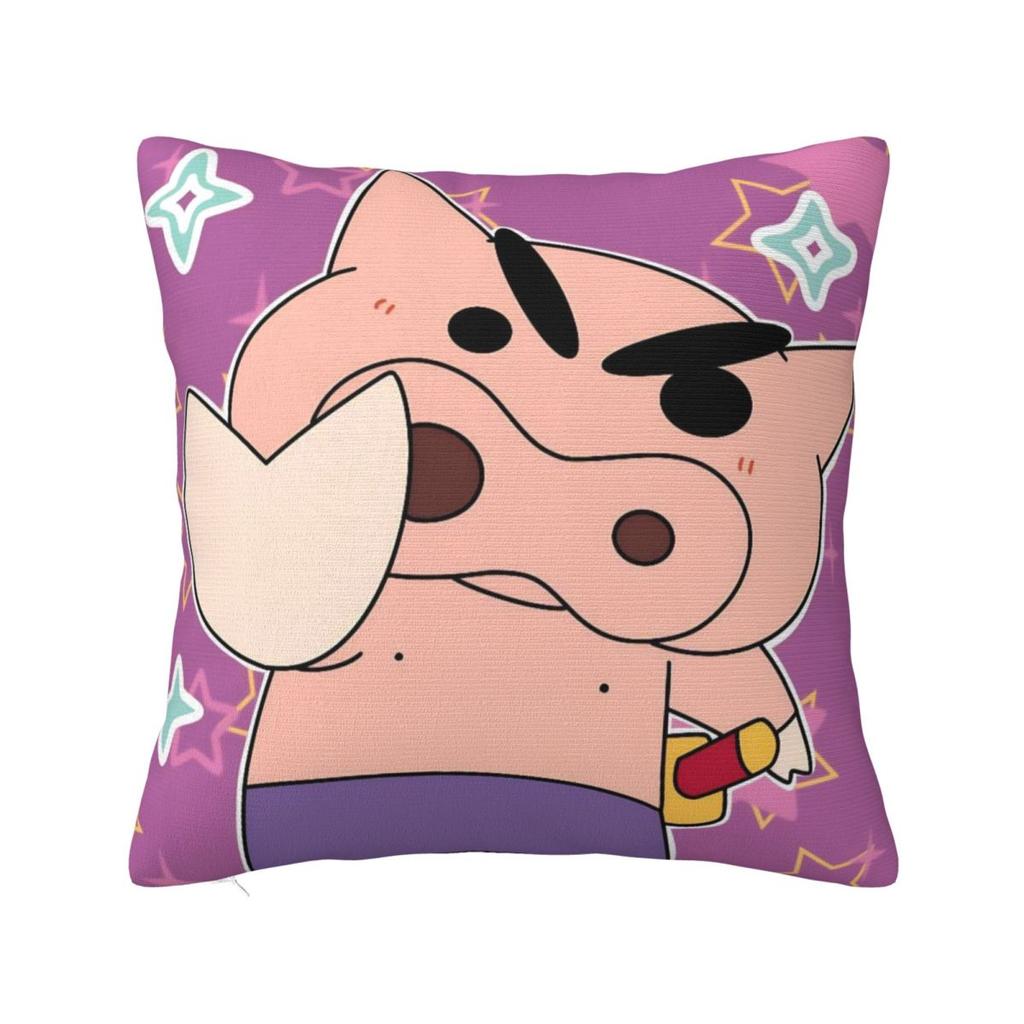 Pillow Cover Crayon Shin-Chans Graphic Cushion Cover Fashion Pillow Case For Sofa Home Decorative Pillowcases