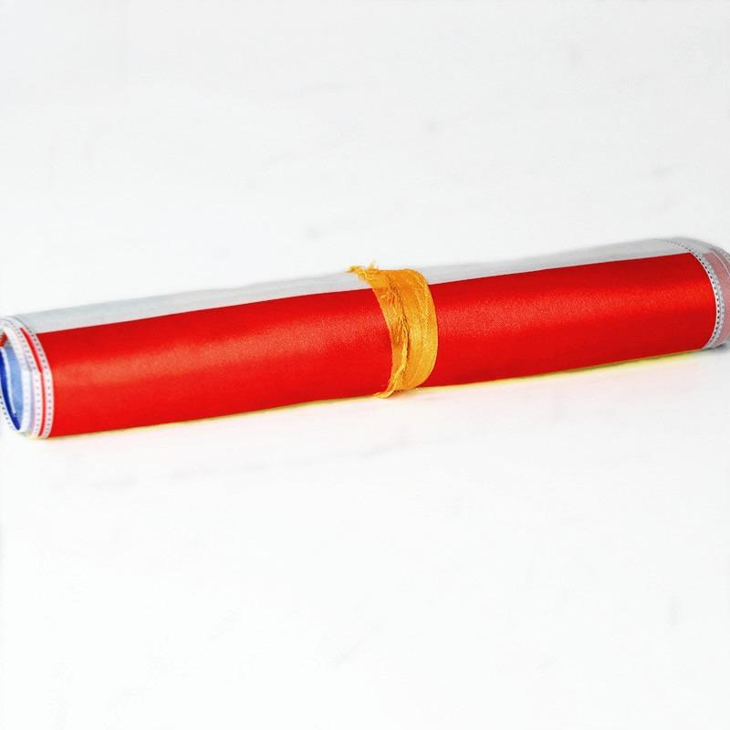 Tibetan Tradition Traditional Craftsmanship Ethnic Group Supplies Flag A String 15 Buddhist Flags Satin Cloth Decorative Item