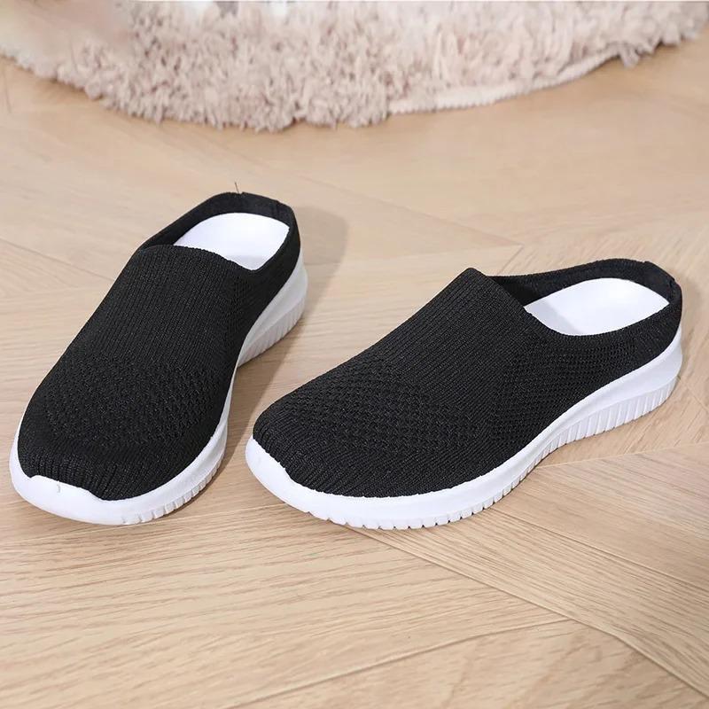 

Women s Summer Shoes Casual Single Ladies Shoes Soft Sole Cover Half Slippers Sale Shoes 36