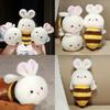 Bee Bunny Plush Toy For Girls With Pp Cotton Filling Cute Rabbit Gift For Kid