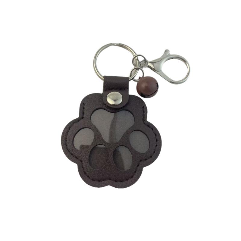 Pet Hair Storage Pendant Keychain: Creative Cat Paw & Dog Jewelry Keepsake