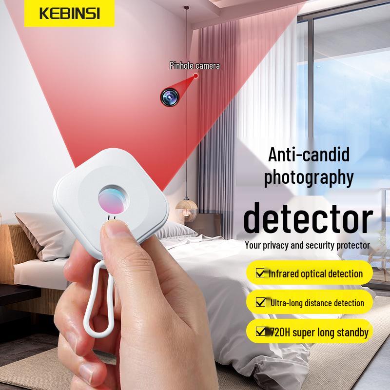 

Cobins Инфракрасный детектор камер и устройств слежения для отелей и деловых поездок Black Camera Detector