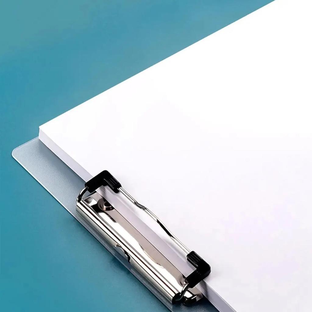 A4 File Folder Clipboard Writing Pad Memo Clip Board Clips Test Paper Storage Organizer School Supplies Office Stationary
