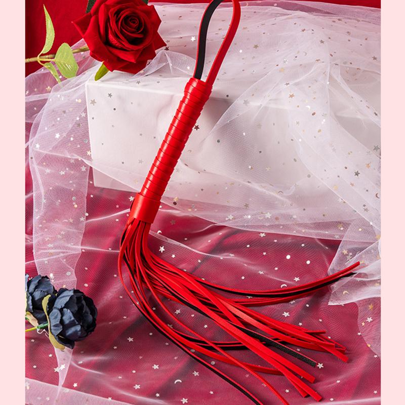 Nylon Macaron color Whip Stage Props Sex Spanking BDSM Bondage Handle Lash Gay Fetish Horse Adult Erotic Toys For Adults