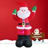 Inflatable Toy Bag Santa Christmas Inflatable Model Luminous Inflatable Model Christmas Atmosphere Decoration Model