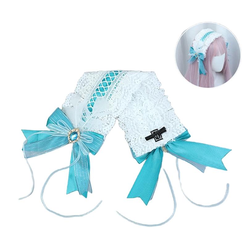 Bows Hairbands Adorkable Photo Props Halloween Anime Headbands Party Headpiece Fun Headbands for Music Festivals